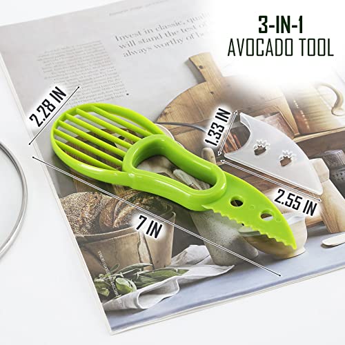 Avocado Peeler 3 In 1 Avocado Slicer Tool