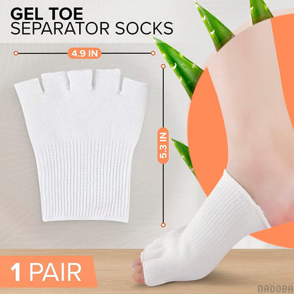 Gel Toe Separator Socks Women